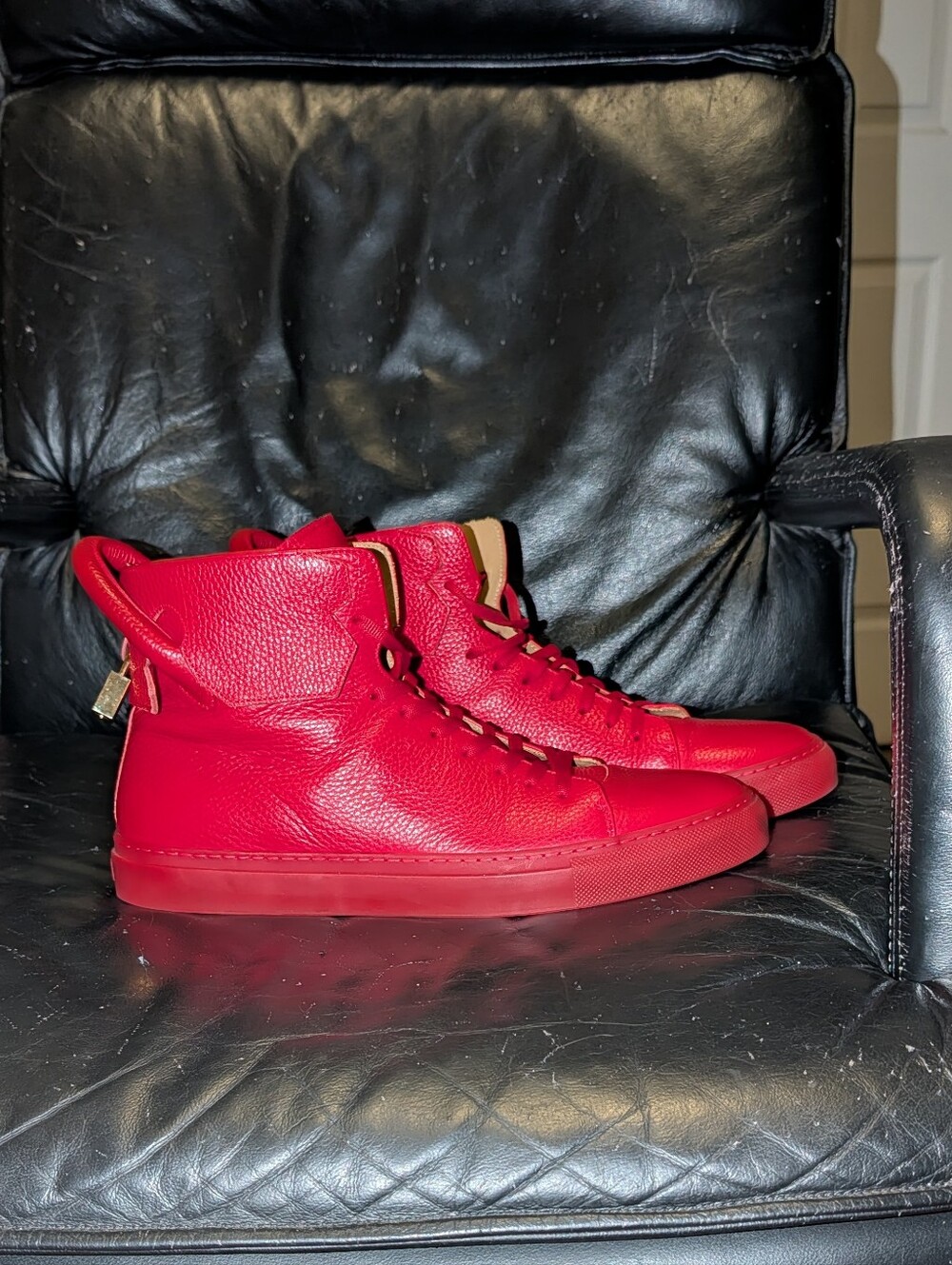 Buscemi 125mm High - Red/Gold